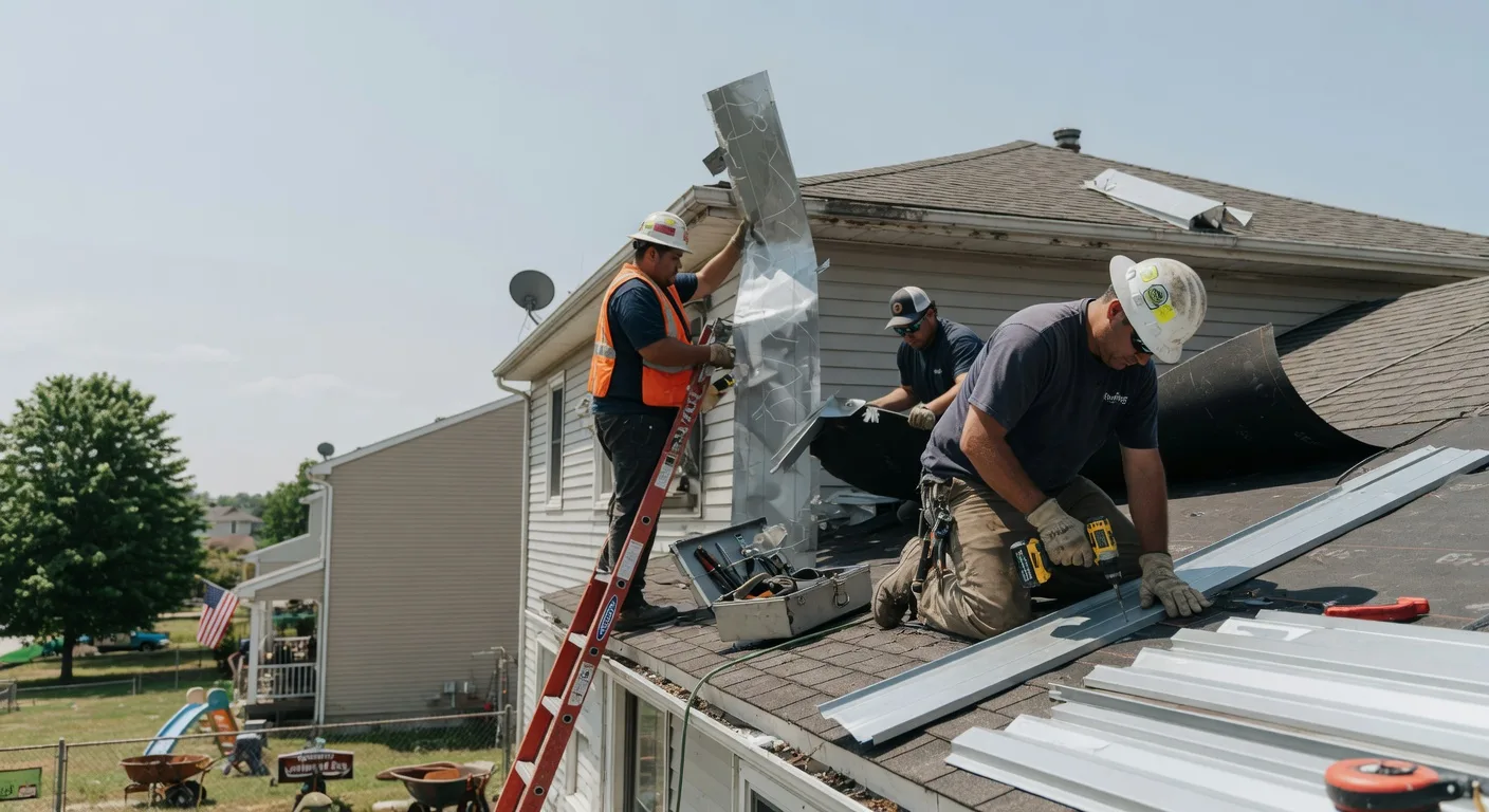 Storm Damage Metal Roof Repair in Flintville, TN